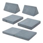 Speelbank Norhulta 5-delig kinderbank 120x66x45,5 cm grijs [, Kinderen en Baby's, Verzenden, Nieuw