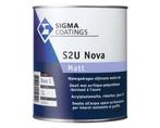 Sigma S2U Nova Matt - krasvast - Mergelwit G0.05.85 - 1 l..., Doe-het-zelf en Verbouw, Verf, Beits en Lak, Wit, Nieuw, Ophalen of Verzenden