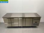 RVS HCB Koelwerkbank 2 deuren en 4 laden 223 cm 230V Horeca, Ophalen of Verzenden, Nieuw in verpakking