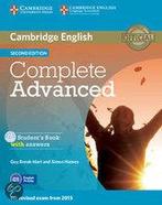 Complete CAE Students Book with Answers with C 9781107670907, Verzenden, Zo goed als nieuw