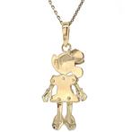 Gouden vintage Minnie Mouse hanger 14 krt, Ophalen of Verzenden, Nieuw