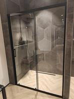 Douchedeur 140 cm mat zwart - nisschuifdeur - 2 PKW, Ophalen, Nieuw, Glas, Douche