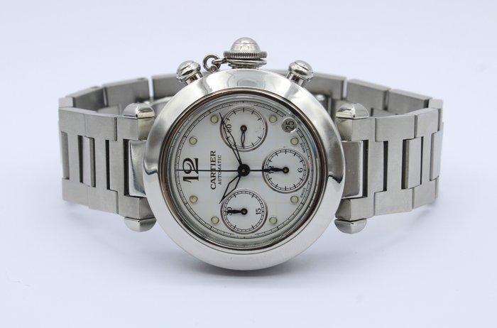 Cartier - Pasha Chronograph - 2412 - Unisex - 2000-2010, Sieraden, Tassen en Uiterlijk, Horloges | Heren