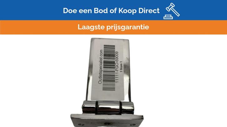 Bieden: Chrome Optical Stainless Steel Hinge, Watersport en Boten, Bootonderdelen, Kombuis en Sanitair, Nieuw, Zeilboot of Motorboot