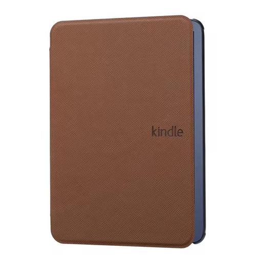 Amazon Kindle eReader 10th Gen Fabric Cover - Leather Bruin, Computers en Software, E-readers, Zo goed als nieuw, Verzenden