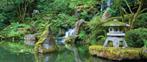 Japanse tuin 130x50cm Tuinschilderij - Customize-it, Huis en Inrichting, Nieuw, Verzenden