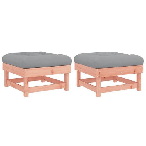 Douglas Houten Tuinvoetenbank v. - Tweedekansje - OP=OP, Tuin en Terras, Tuinsets en Loungesets, Hocker, Nieuw, Hout, 2 zitplaatsen