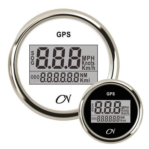 CN GPS snelheidsmeter digitaal met Chromen ring Wit of Zwart, Watersport en Boten, Bootonderdelen, Nieuw, Ophalen of Verzenden