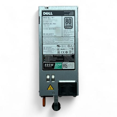 Dell 495W HotSwap Power Supply P/N: 2FR04, 02FR04HS, Computers en Software, Interne voedingen, Refurbished, Ophalen of Verzenden