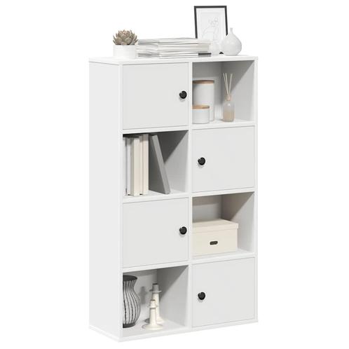 vidaXL Boekenkast 60x24x101,5 cm bewerkt hout wit, Huis en Inrichting, Kasten | Boekenkasten, Nieuw, Overige houtsoorten, Verzenden