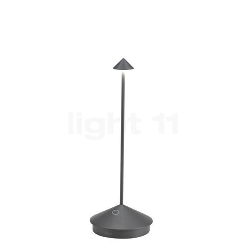 Zafferano Pina Acculamp LED, donkergrijs (Tafellampen), Tuin en Terras, Buitenverlichting, Nieuw, Verzenden