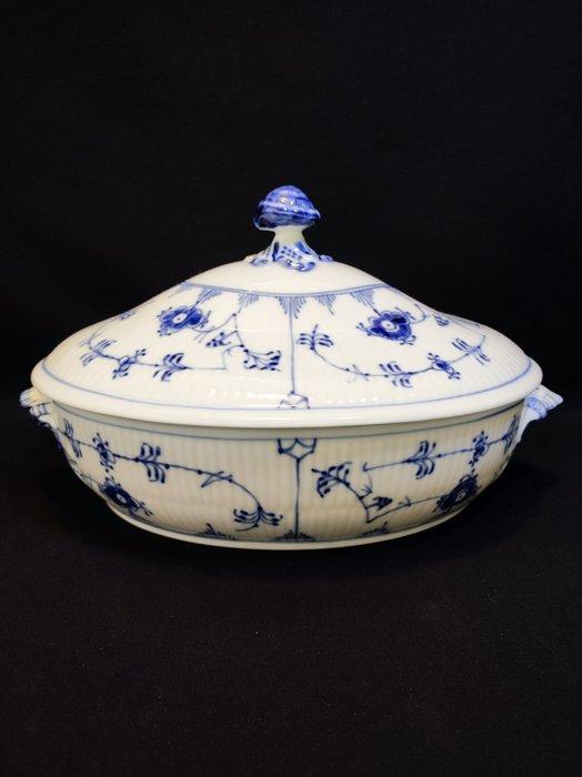 Royal Copenhagen - Tureen - Musselmalet Gerippt Modell, Antiek en Kunst, Antiek | Meubels | Tafels