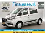 Ford Transit Custom 300 2.0 TDCI L1H1 MARGE Dubbel cabine, Auto's, Nieuw, Ford, Zilver of Grijs, Lease
