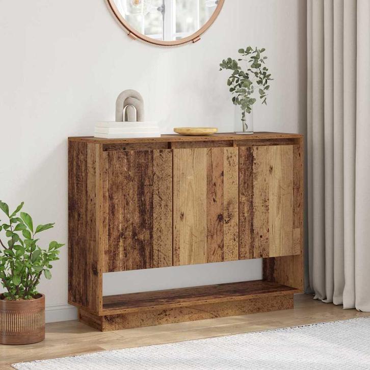 vidaXL Dressoir Oud hout 97 x 29 x 75 cm Bewerkt hout, Huis en Inrichting, Kasten | Dressoirs, Nieuw, Overige houtsoorten, Verzenden