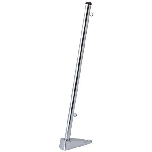Vlaggenstok Boot 50cm met Houder Verchroomd, Watersport en Boten, Bootonderdelen, Ophalen of Verzenden