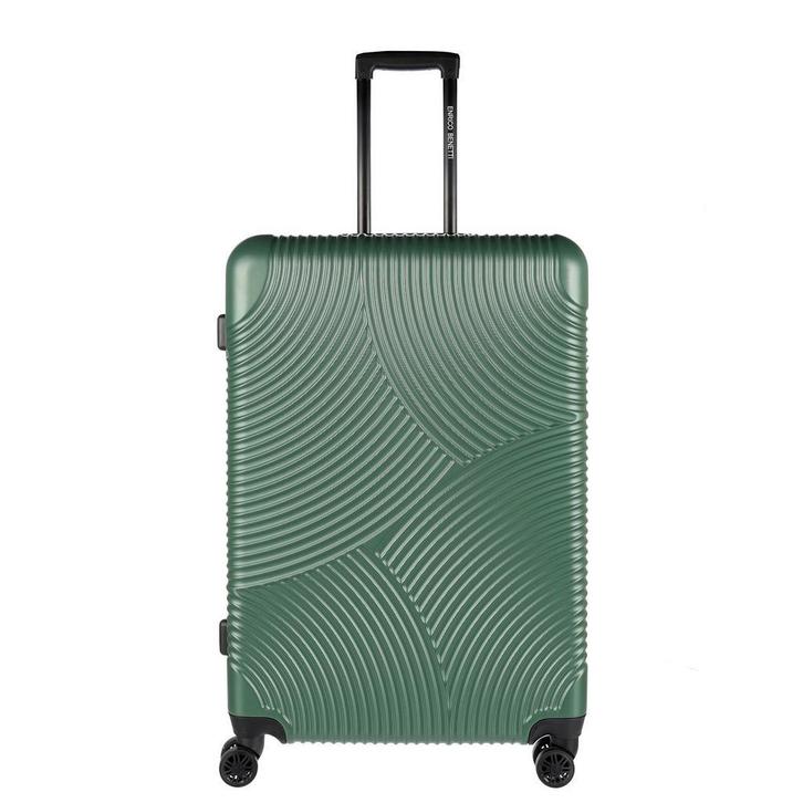 Ruimbagage koffer (Groen) | 75x46x27cm, Sieraden, Tassen en Uiterlijk, Koffers, 45 tot 55 cm, 70 cm of meer, Slot, Uitschuifbare handgreep