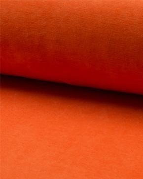 Nicky velours oranje, Hobby en Vrije tijd, Stoffen en Lappen, Oranje, Nieuw