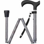 Wandelstok opvouwbaar - Zwart/wit motief (Wandelstokken), Diversen, Ophalen of Verzenden, Nieuw