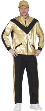 Gouden Trainingspak Fout Heren, Kleding | Heren, Carnavalskleding en Feestkleding, Verzenden, Nieuw