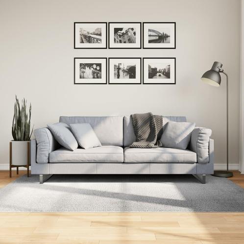 vidaXL Vloerkleed IZA laagpolig Scandinavisch 140x200 cm, Huis en Inrichting, Stoffering | Tapijten en Kleden, Grijs, Nieuw, Verzenden