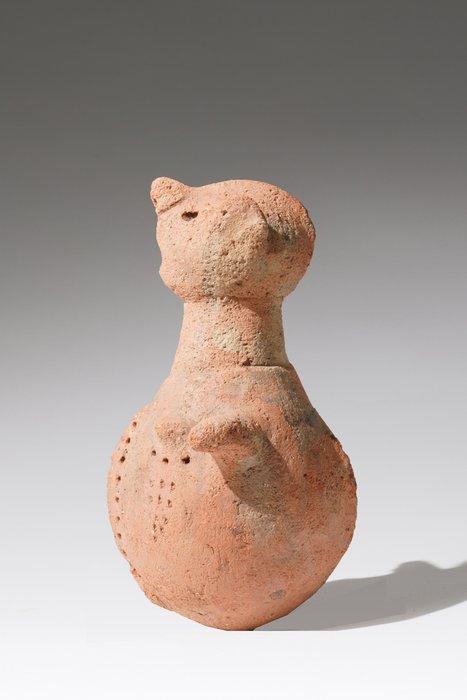 Een terracotta vat - Adamawa - Nigeria (Zonder Minimumprijs), Antiek en Kunst, Kunst | Niet-Westerse kunst