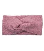 Haarband Twist Soft Teddy Roze, Verzenden, Nieuw