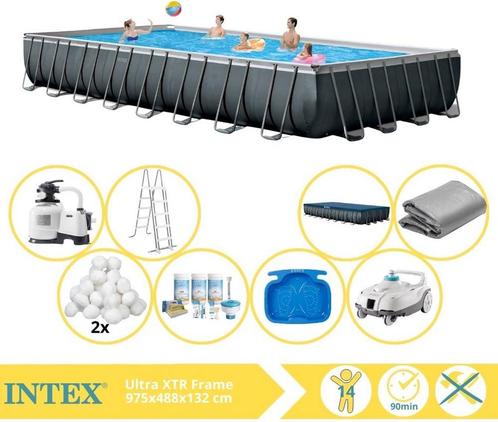 Intex Ultra XTR Frame Zwembad  Opzetzwembad  975x488x132, Tuin en Terras, Zwembaden, 400 cm of meer, Rechthoekig, Nieuw, Opzetzwembad