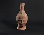 Oud-Romeins Roodware Noord-Afrikaanse Jug of a Head met, Verzamelen