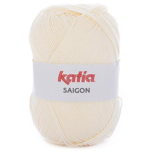 Katia Saigon - 03 ecru - Acryl Garen, Hobby en Vrije tijd, Breien en Haken, Ophalen of Verzenden