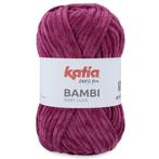 Katia Bambi - 337 druif - Chenille Garen, Hobby en Vrije tijd, Ophalen of Verzenden, Nieuw