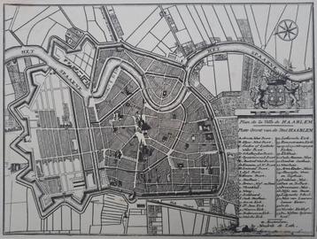 Stadsplattegrond van Haarlem - Hendrik de Leth beschikbaar voor biedingen
