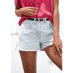 Buffalo Jeansshort met used-effecten, zijschuiven,, Kleding | Dames, Spijkerbroeken en Jeans, Verzenden, Nieuw