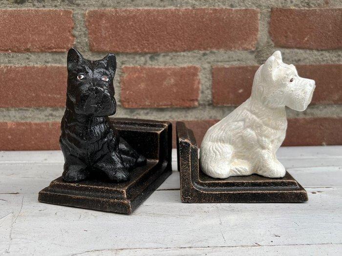 Boekensteunen (2) - Gietijzer - Scottish Terrier bookends, Antiek en Kunst, Curiosa en Brocante