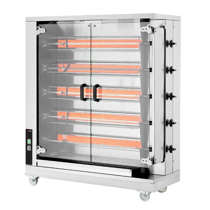 GGM Gastro | Gas kippengrill - 23,5kW - met 5 spiesen voor |, Zakelijke goederen, Horeca | Overige, Verzenden