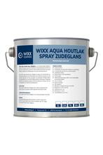 Wixx Aqua Houtlak Spray Zijdeglans RAL 9010 | Zuiver Wit 5L, Verzenden, Wit, Nieuw, Lak