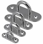 Rvs Oogplaat langwerpig 9x100mm, Verzenden, Nieuw