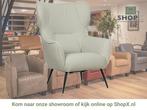 Leren fauteuil Flair, Eigentijds, Modern, Retro, Romantisch, Nieuw, Ophalen of Verzenden, 75 tot 100 cm