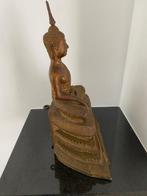 Budda Siedzcy Tajlandia Brz Zocony XX Wiek - Figuur -, Antiek en Kunst