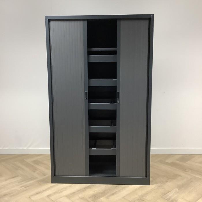 roldeurkast / archiefkast vv 1x legbord en 5x uittrekframe, Huis en Inrichting, Kasten | Roldeurkasten en Archiefkasten, Gebruikt