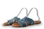 Ann Rocks Slippers in maat 40 Blauw | 25% korting, Kleding | Dames, Schoenen, Slippers, Ann Rocks, Zo goed als nieuw, Verzenden