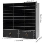 Literatuurorganisator 24 Vakken + 2 Laden Documentenkast, Verzenden, Nieuw