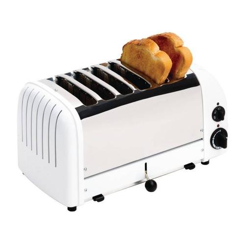 Broodrooster Dualit - RVS wit - 6 sleuven, Zakelijke goederen, Horeca | Keukenapparatuur, Nieuw in verpakking, Verzenden