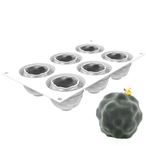 Silikomart Siliconen Vorm Syrio (6x) Ø6,8x5,8cm, Hobby en Vrije tijd, Taarten en Cupcakes maken, Nieuw, Verzenden
