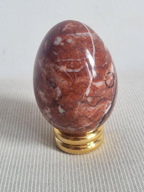 Fabergé ei - Lot de 2 œufs de collection - Œuf en Marbre &amp;, Antiek en Kunst, Curiosa en Brocante