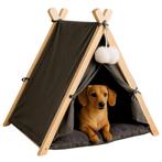 Tipi Tent voor katten of kleine honden Grijs, Ophalen of Verzenden, Nieuw, Overige