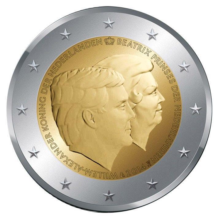 Nederland 2 Euro Dubbelportret 2014, Postzegels en Munten, Munten | Nederland, Verzenden