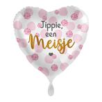 Helium Ballon Jippie - een Meisje, Verzenden, Nieuw