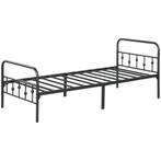 TRUUSK Opvouwbaar Bedframe 200x90 cm - 82,5 cm Hoog - Metaal, Huis en Inrichting, Slaapkamer | Bedden, Verzenden, Nieuw