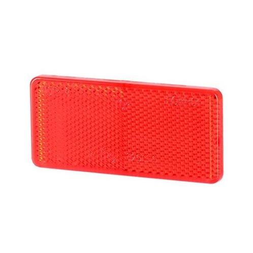 Reflector Rechthoekig Met Plakstrip 94x44mm Rood, Auto-onderdelen, Verlichting, Nieuw, Ophalen of Verzenden