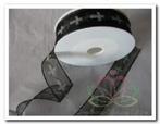 Lint met kruis rouwlint 25mm / meter Lint met kruis, Ophalen of Verzenden, Nieuw